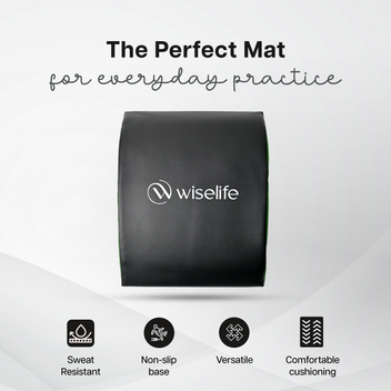 Wise Abdominal Mat | Black & Green