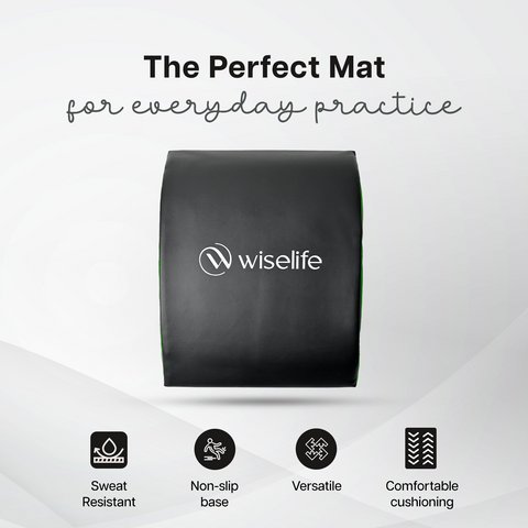 Wise Abdominal Mat | Black & Green