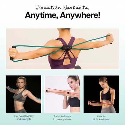 Yoga Tube Band - 8 Shaped Resistance Loop Band