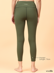 Wise Active Fitted Leggings (Olive green)
