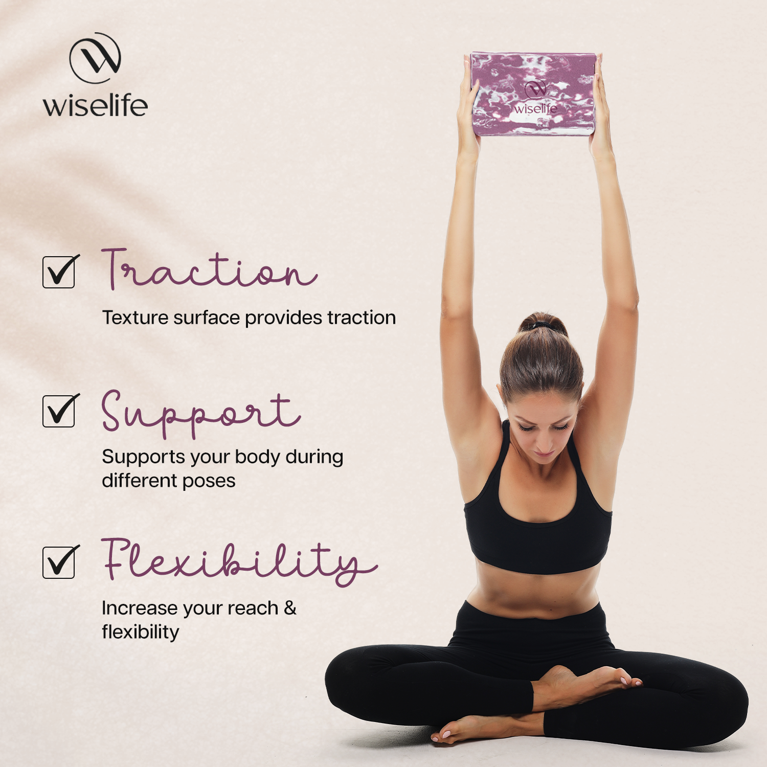 wiselife pro yoga block , yoga blocks 2 pack , yoga block cork , yoga mat ,yoga block , yoga blocks , yoga block with strap , yoga block 2 pack , yoga strap , yoga bolster , yoga blocks set of 2