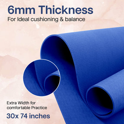 Grande XL TPE Yoga Mat - 6mm