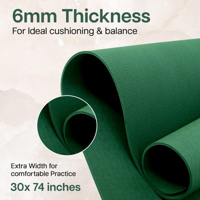 Grande XL TPE Yoga Mat - 6mm