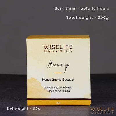 Organic Scented Candle - 80 Gram