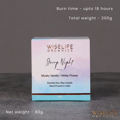 Organic Scented Candle - 80 Gram