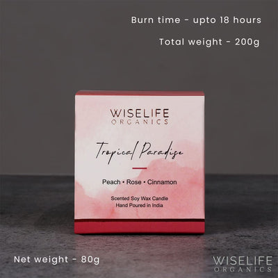 Organic Scented Candle - 80 Gram