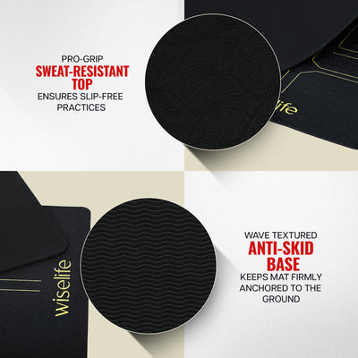 True Alignment TPE Yoga Mat - 6mm