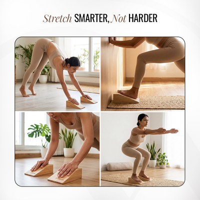 Wooden Yoga Wedges Set of 2