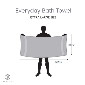 Bath Towel 500 GSM (Grey)