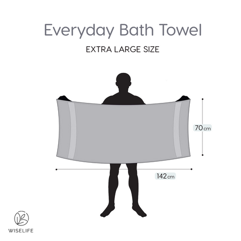 Bath Towel 500 GSM (Grey)