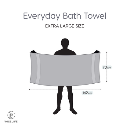 Bath Towel 500 GSM (Grey)