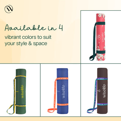 Wise Yoga Mat Strap Set of 4