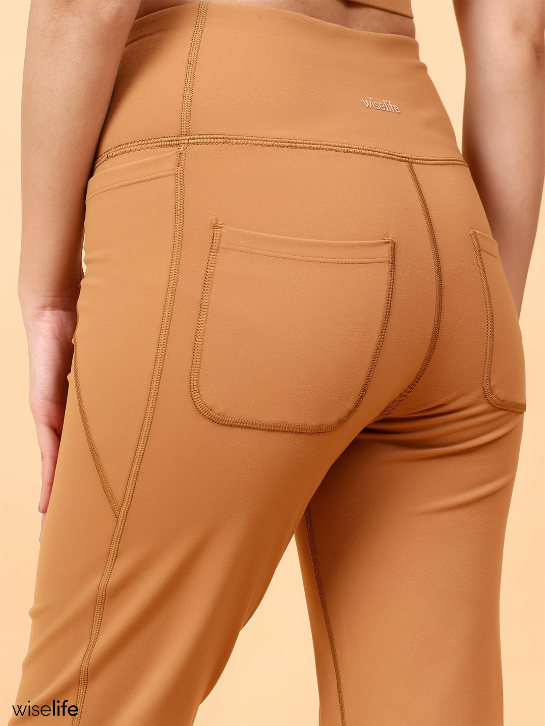 Wise Flare Yoga Legging (Brown)