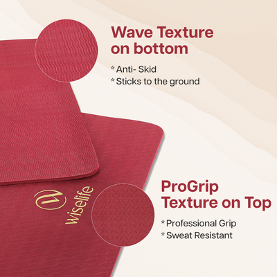 Purpose Printed TPE Yoga Mat-6mm