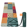 Microfiber & Natural Rubber Yoga Mat - 6mm