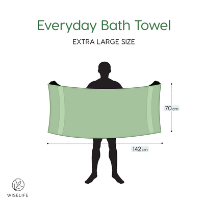 Bath Towel 500 GSM (Olive Green)