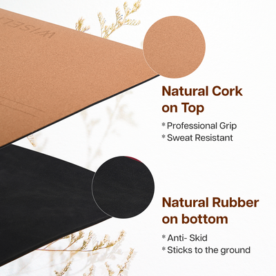 Cork & Natural Rubber Yoga Mat