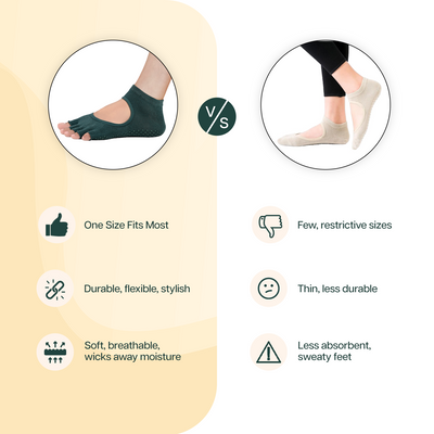 Wise Yoga Grip Socks