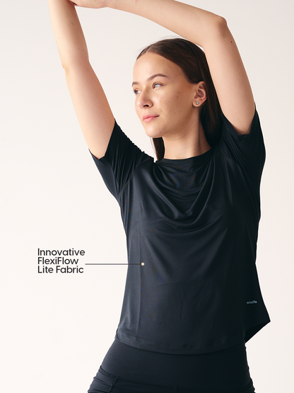 Wise Classic Yoga Top (Black)