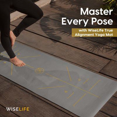 True Alignment TPE Yoga Mat - 6mm