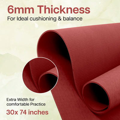 Grande XL TPE Yoga Mat - 6mm