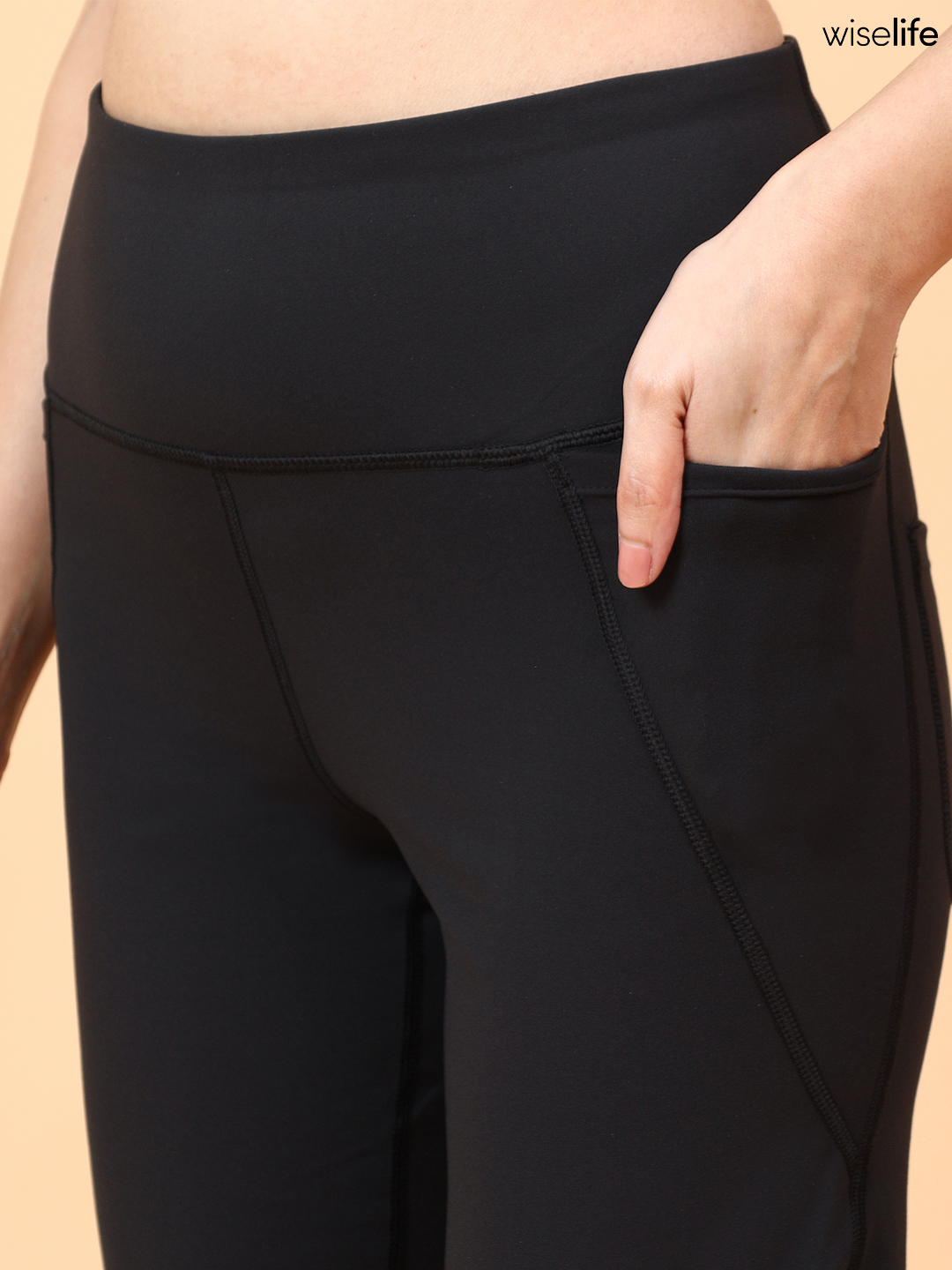 Wise Flare Yoga Legging (Black)