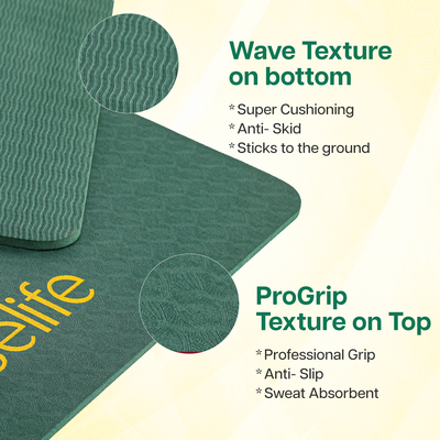 True Alignment TPE Yoga Mat - 6mm