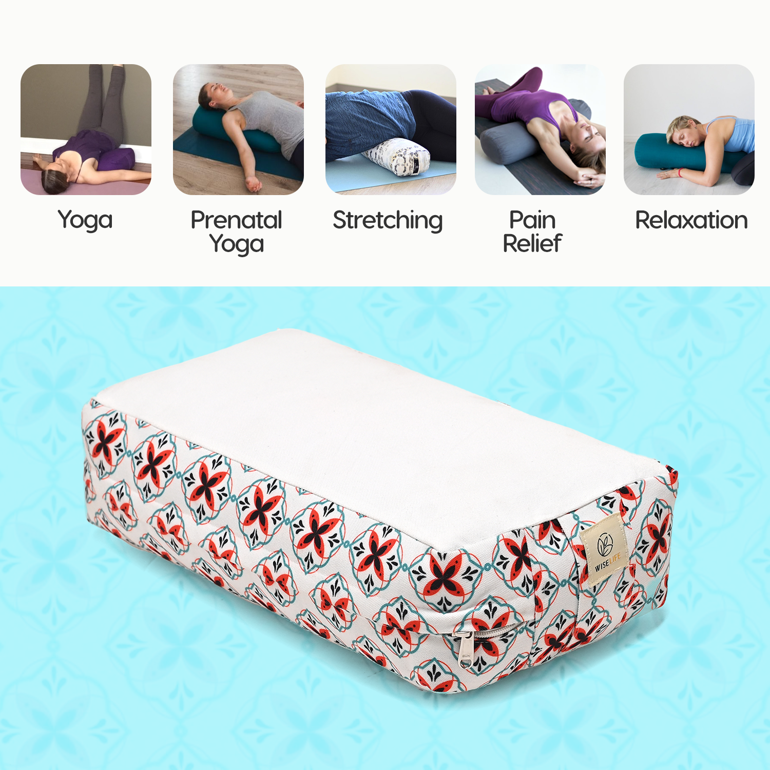 wiselife yoga bolster , yoga bolster ,  yoga bolster pillow ,  yoga bolsters ,  yoga bolster 6 inch ,  yoga bolster cushion ,  yoga bolster rectangular ,  yoga bolster buckwheat ,  yoga bolster cover ,  yoga bolster for rest , 