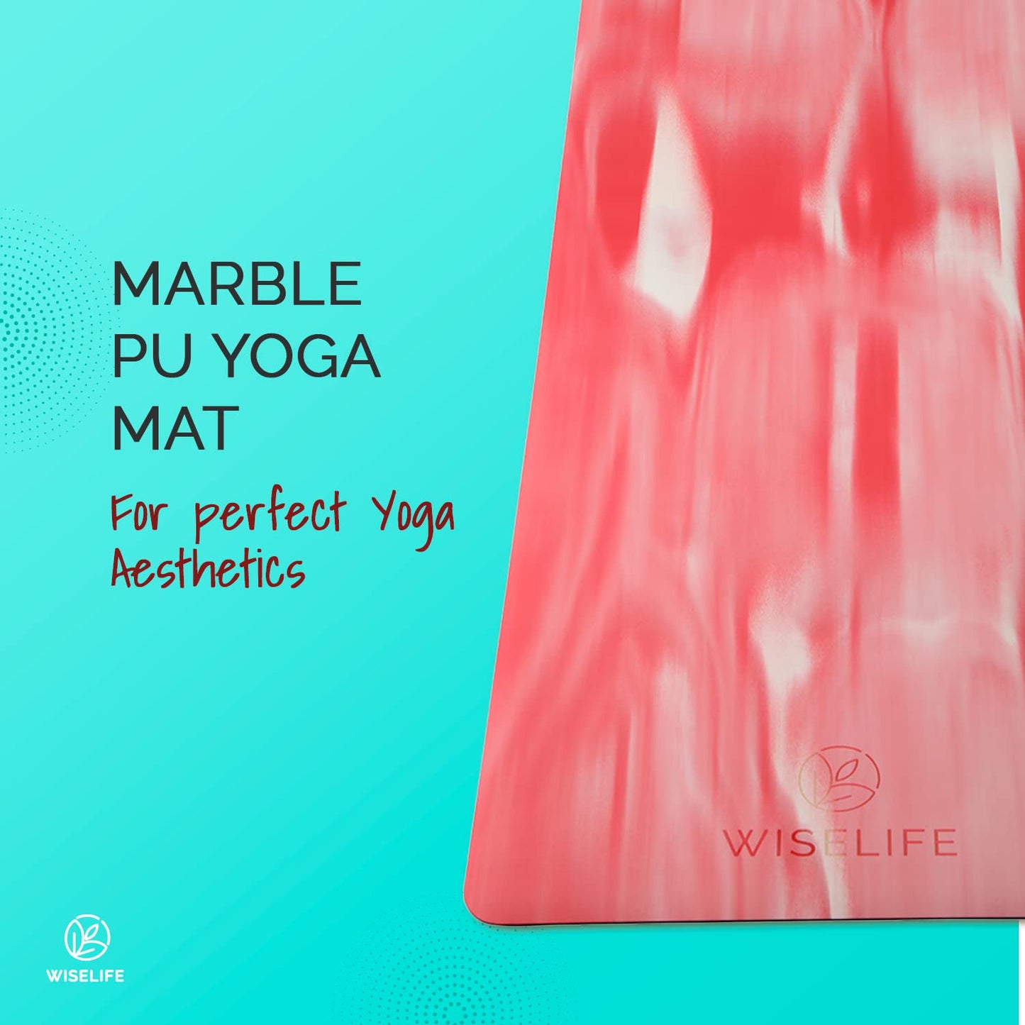 PU Marble & Natural Rubber Yoga Mat