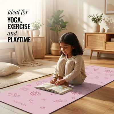 Kids Printed Yoga Mat - 4MM