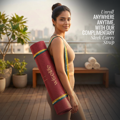 True Alignment TPE Yoga Mat - 6mm