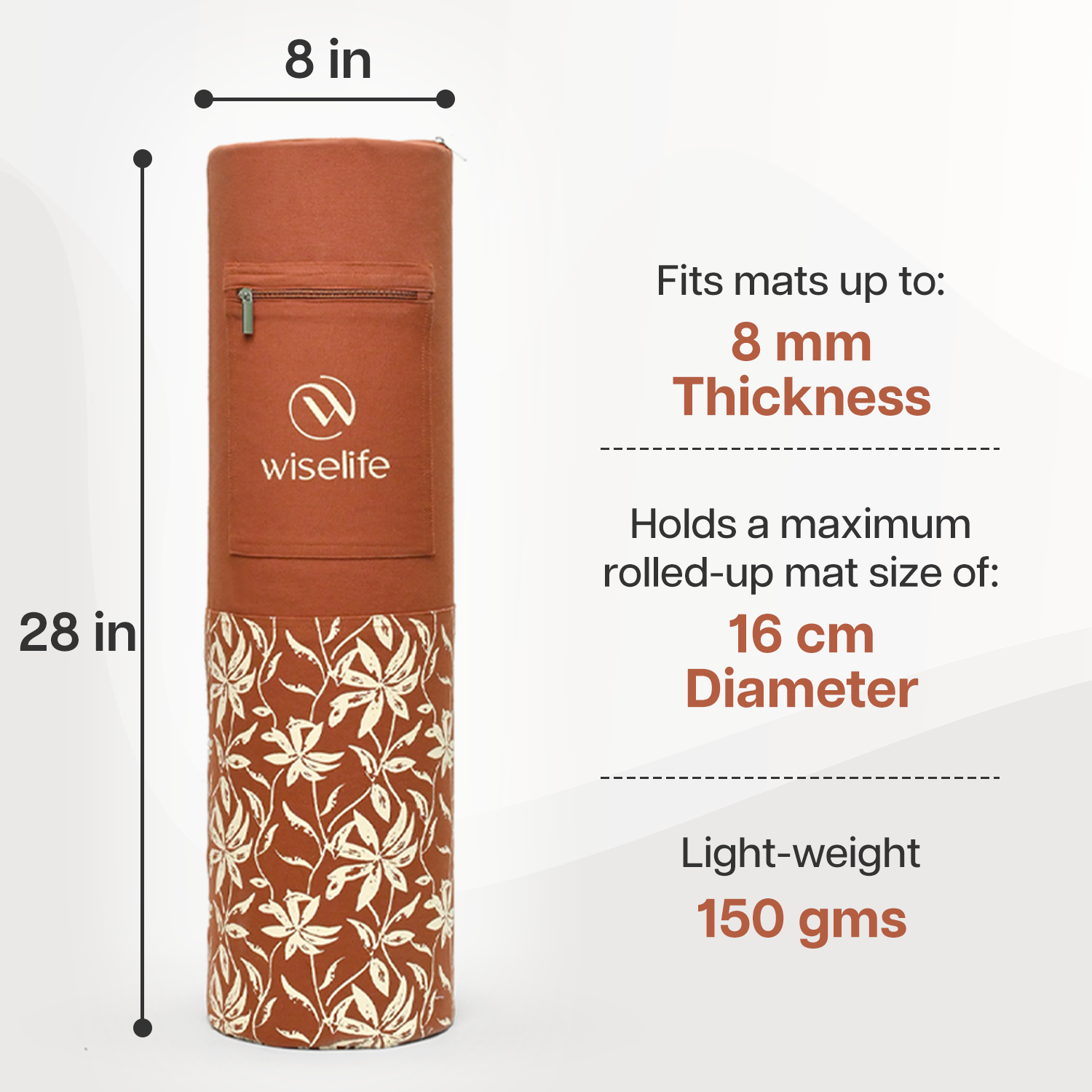 Yoga Mat Bag (Up to 8mm Mat)