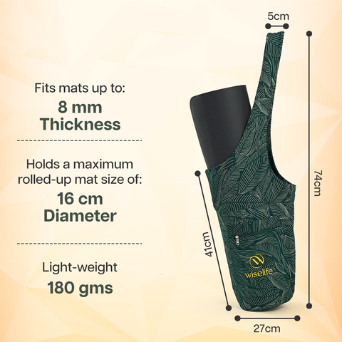 Yoga Mat Tote Bag (up to 8mm mats)