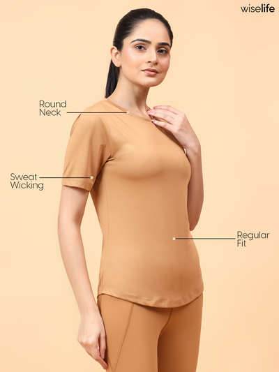 Wise Active Classic T-shirt (Brown)