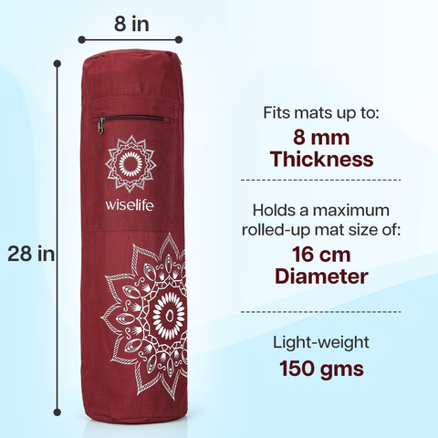 Yoga Mat bag (up to 8mm mats)