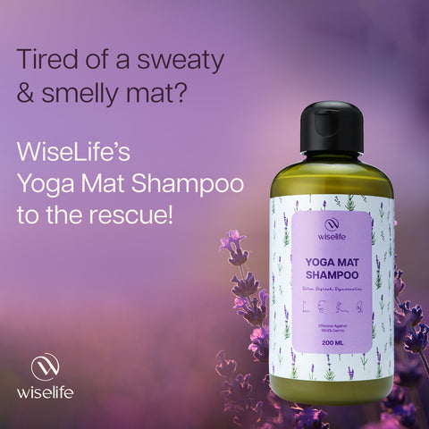 Wiselife Yoga Mat Shampoo- Lavendar 200ml