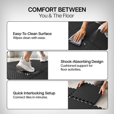 Interlocking Play Mat for Kids & Babies
