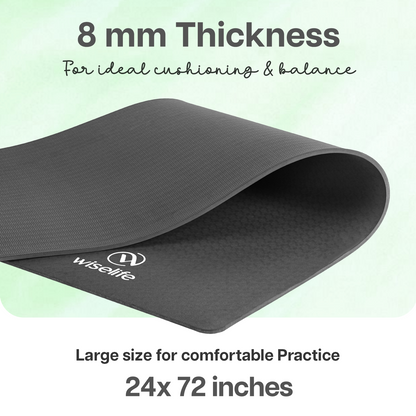 Classic Tpe Yoga Mat - 8 MM