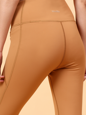Wise Active Fitted Leggings (Brown)