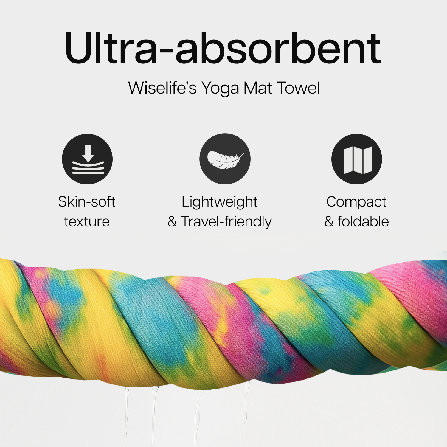 wiselife yoga mat towel , yoga mat towel , yoga mat towel anti-slip , yoga mat towels , yoga mat towel microfibre , 
yoga mat towel for women , yoga mat towel with corners , wiselife yoga mat towel , hot yoga mat towel , ohm symbol yoga mat towel