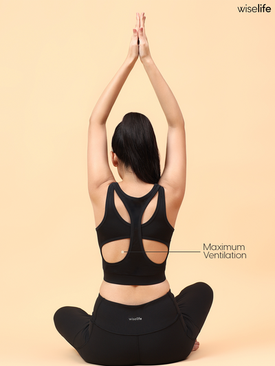 Wise Active Wings Bra (Black)