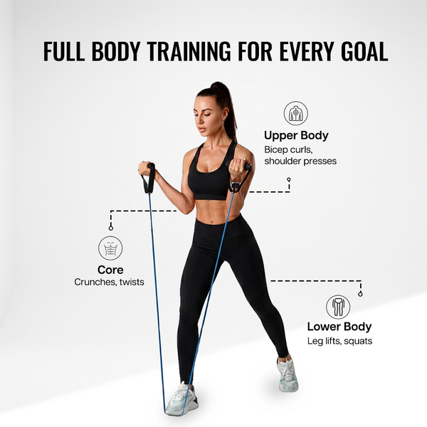wiselife resistance tube , resistance tube set , resistance tube for full body workout , resistance tube 30-45 kg , 
resistance tube for physiotherapy  , resistance tube - set of 11 , resistance tube for home workout , resistance tube 20kg , resistance tube anti snap , resistance tube with handle
