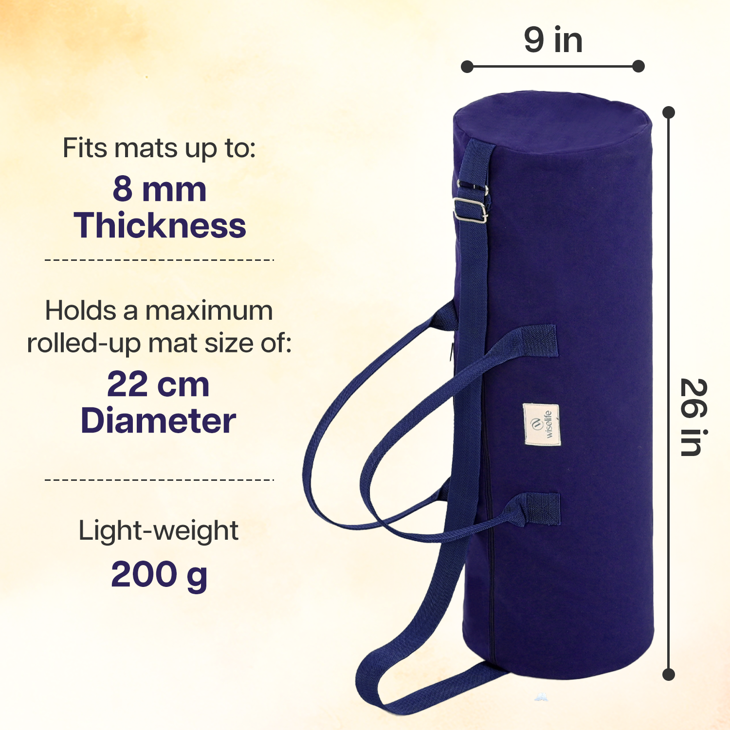 Yoga Mat XL Duffle Bag (Up to 8 mm mats)