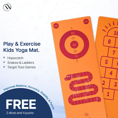 Kids Printed Yoga Mat Hopscotch - 6MM