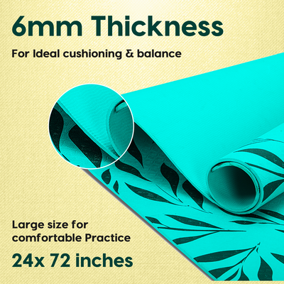 Purpose Printed TPE Yoga Mat-6mm