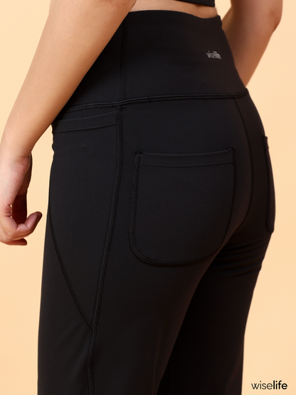 Wise Flare Yoga Legging (Black)