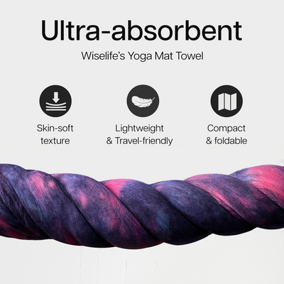 Wise Yoga Mat Towel