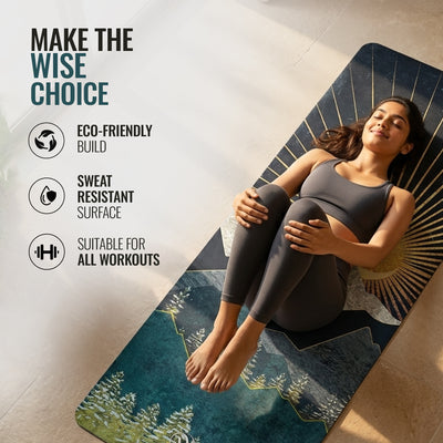 Foldable Rubber Yoga Mat 2MM