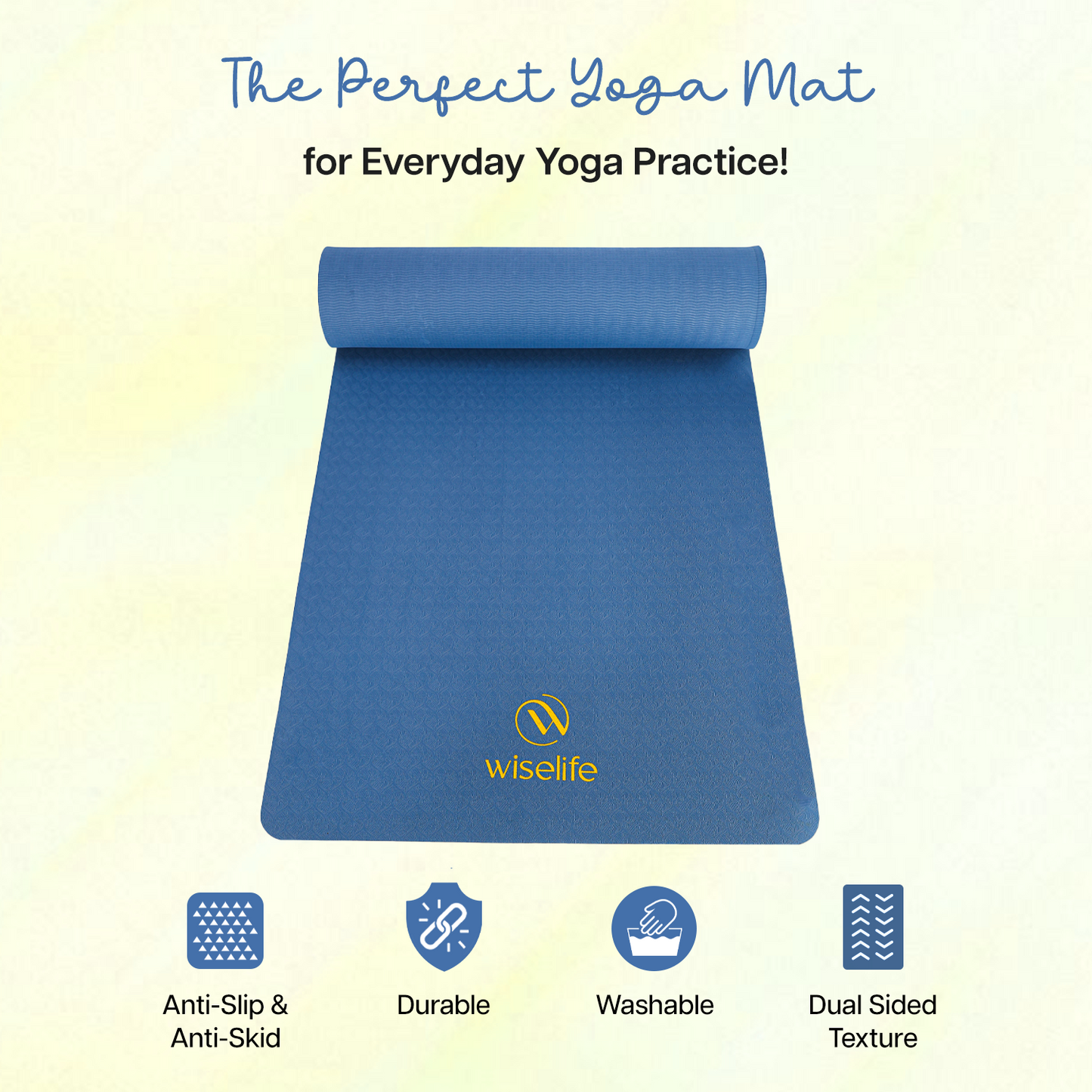 Classic Tpe Yoga Mat - 8 MM