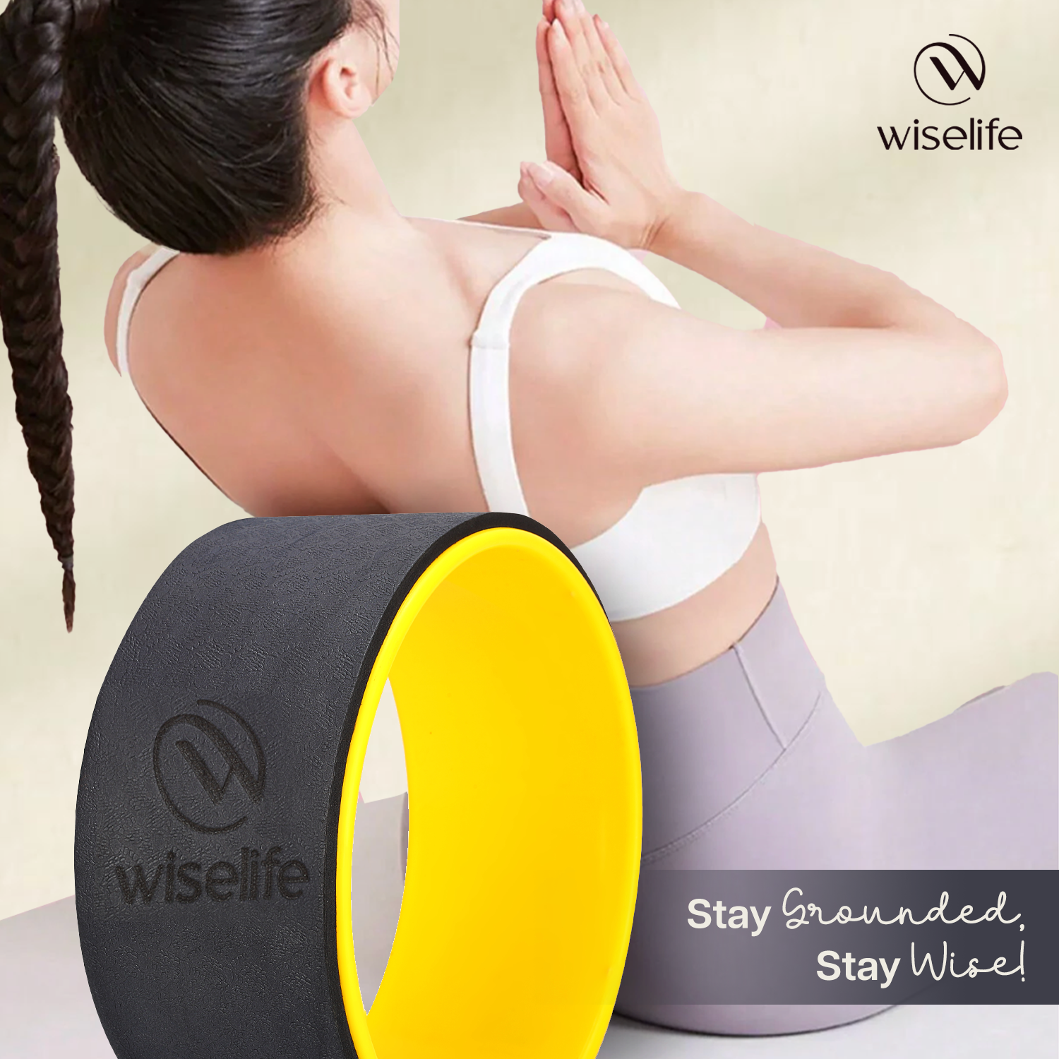 wiselife yoga wheel , wheel pro , yoga wheel for back bends , yoga wheel 13 inch , yoga wheel for exercise , yoga wheel cork , wheels